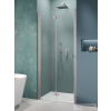 Radaway Nes DWB 70 zuhanyajtó, szálcsiszolt króm profil, balos 10029070-91-01L