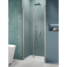 Radaway Nes DWB 80 zuhanyajtó, szálcsiszolt króm profil, balos 10029080-91-01L kád, zuhanykabin