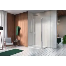 Radaway Nes KDS II szögletes zuhanykabin 100x100 átlátszó balos kád, zuhanykabin