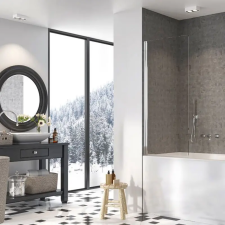 Radaway Nes PNJ 80 kádparaván - Bal kád, zuhanykabin