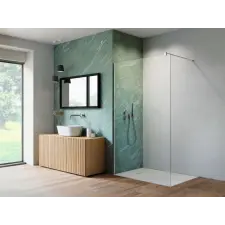 Radaway Nes Walk-in II zuhanyfal 80 átlátszó kád, zuhanykabin