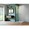 Radaway Nes Walk-in KDD-B 80 zuhanyfal, matt fekete profil, balos 10024080-54-01L