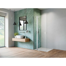 Radaway Nes Walk-in KDD II zuhanyfal 90 átlátszó balos kád, zuhanykabin