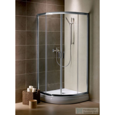Radaway Premium Plus A 100x100 íves zuhanykabin króm/átlátszó 30423-01-01N kád, zuhanykabin