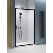 Radaway Premium Pro Black DWJ fekete zuhanyajtó 160J kád, zuhanykabin