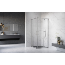 Radaway Premium Pro KDD szögletes zuhanykabin 90x80 átlátszó kád, zuhanykabin