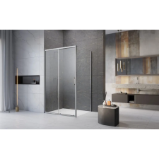 Radaway Premium Pro KDJ szögletes zuhanykabin 130x80 átlátszó balos kád, zuhanykabin