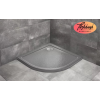 Radaway Radaway Doros Stone A Lapos zuhanytálca, antracit, 90x90 cm, SDRA9090-01-64S
