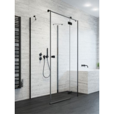 Radaway Radway Essenza Black KDJ+S szögletes fekete zuhanykabin 100B+100+80 kád, zuhanykabin
