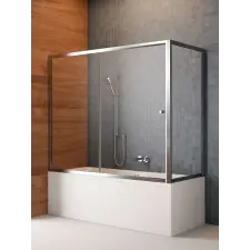 Radaway Vesta DWJ+S kádparaván 150x65 átlátszó kád, zuhanykabin