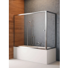 Radaway Vesta DWJ+S kádparaván 150x80 átlátszó