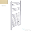 Radeco ADAMO AD2-500/L 680x550 törölközőszárítós radiátor, SATURN 5 (matt krém) színben