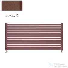 Radeco ALVO 1 350x1000 design radiátor,JOWISZ 5 (matt barna) színben fűtőtest, radiátor