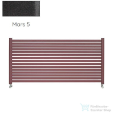 Radeco ALVO 1 350x1000 design radiátor,MARS 5 (antracit) színben fűtőtest, radiátor