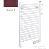 Radeco ARIA A1-600/1 490x635 törölközőszárítós radiátor, JOWISZ 2 (metál bordó) színben