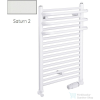 Radeco ARIA A2-350/1 680x385 törölközőszárítós radiátor, SATURN 2 (matt fehér) színben