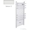 Radeco ARIA A2-600/2 680x635 törölközőszárítós radiátor, SATURN 2 (matt fehér) színben