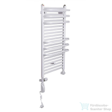 Radeco ARIA A4-500/2 1060x535 törölközőszárítós radiátor, fényes fehér színben fűtőtest, radiátor