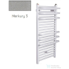 Radeco ARIA A6-400/2 1440x435 törölközőszárítós radiátor, MERKURY 3 (metál világosszürke) színben