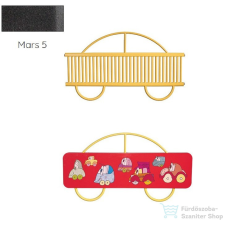 Radeco AUTO 680x1250 design radiátor gyerekszobába, MARS 5 (antracit) színben fűtőtest, radiátor