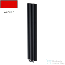 Radeco BORA 1200/17 1200x410 design radiátor, WENUS 7 (piros) színben fűtőtest, radiátor