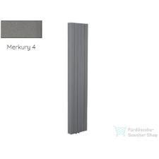 Radeco CAJA 2 1650x645 design radiátor, MERKURY 4 (metál szürke) színben fűtőtest, radiátor