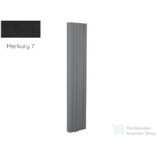 Radeco CAJA 3 1200x320 design radiátor, MERKURY 7 (matt fekete) színben fűtőtest, radiátor