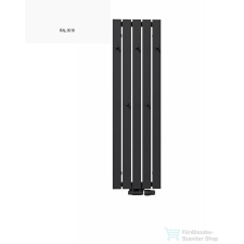 Radeco CALLE 3 1200x340 design radiátor akasztókkal, RAL 9016 (fényes fehér) színben fűtőtest, radiátor