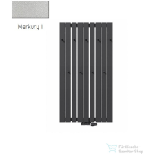 Radeco CALLE 4 1200x620 design radiátor akasztókkal, MERKURY 1 (metál ezüst) színben fűtőtest, radiátor