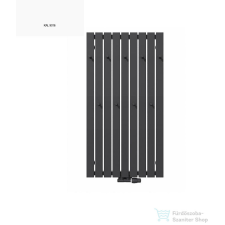 Radeco CALLE 4 1200x620 design radiátor akasztókkal, RAL 9016 (fényes fehér) színben fűtőtest, radiátor