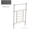 Radeco CLARO KOLOR 860x550 design radiátor, MERKURY 5 (metál sötétszürke) színben