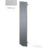 Radeco CLEO 2 1650x620 design radiátor tükörrel, MERKURY 1 (metál ezüst) színben