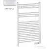 Radeco DORA AD7-500/P 1630x550 törölközőszárítós radiátor, MERKURY 2 (ezüst) színben