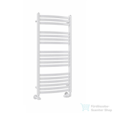 Radeco ENZO AK6-600/EL 1450x630 törölközőszárítós radiátor, fényes fehér színben fűtőtest, radiátor