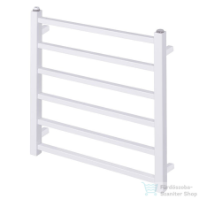 Radeco FADO 1 595x530 törölközőszárítós radiátor, fényes fehér színben fűtőtest, radiátor