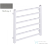 Radeco FADO 1 595x530 törölközőszárítós radiátor, MERKURY 4 (metál szürke) színben