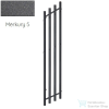 Radeco FUEGO KOLOR 1650x290 jobbos design radiátor,MERKURY 5 (metál sötétszürke) színben