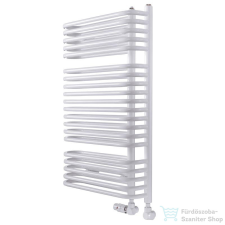 Radeco GAIA A2/G 680x500 törölközőszárítós radiátor, fényes fehér színben fűtőtest, radiátor