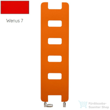 Radeco HEAVEN 1600x450 design radiátor, WENUS 7 (piros) színben fűtőtest, radiátor
