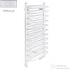 Radeco MARIO A7-500/M 1630x535 törölközőszárítós radiátor MERKURY 2 (ezüst) színben