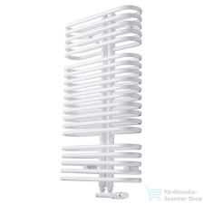 Radeco OSCAR A3/K 870x500 törölközőszárítós radiátor, fényes fehér színben fűtőtest, radiátor