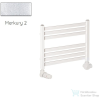 Radeco PINO K AK1-400/EP 415x430 törölközőszárítós radiátor, MERKURY 2 (ezüst) színben