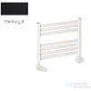 Radeco PINO K AK1-600/EP 415x630 törölközőszárítós radiátor, MERKURY 8 (selyemfényű fekete) színben