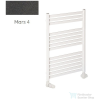 Radeco PINO K AK3-400/EP 850x430 törölközőszárítós radiátor, MARS 4 (metál antracit) színben
