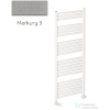 Radeco PINO K AK6-400/EP 1450x430 törölközőszárítós radiátor, MERKURY 3 (metál világosszürke) színben