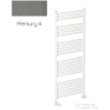 Radeco PINO K AK6-400/EP 1450x430 törölközőszárítós radiátor, MERKURY 4 (metál szürke) színben