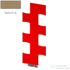 Radeco PUZEL 1190x490 design radiátor,SATURN 6 (matt homok) színben fűtőtest, radiátor