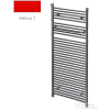 Radeco RETRO A1-600/P/KOLOR 490x645 design radiátor, WENUS 7 (piros) színben