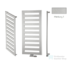 Radeco ROD 2 1160x550 design radiátor,MERKURY1 (metál ezüst) színben fűtőtest, radiátor
