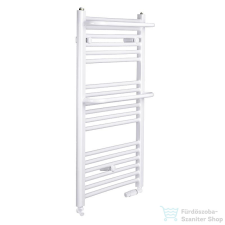 Radeco ROSA AD1-600/R 490x650 törölközőszárítós radiátor, fényes fehér színben fűtőtest, radiátor